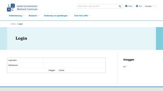
                            6. Inloggen | LUMC