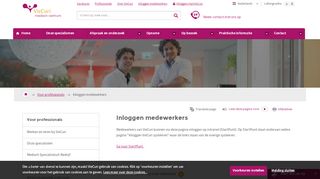 
                            10. Inloggen medewerkers - VieCuri