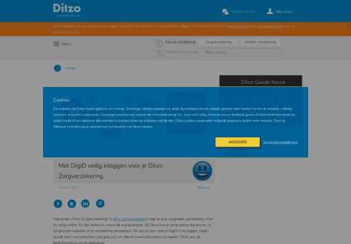 
                            3. Inloggen met Digid - Ditzo