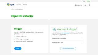 
                            1. Inloggen MijnKPN Zakelijk | KPN Zakelijk