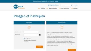 
                            4. Inloggen of inschrijven - Entree