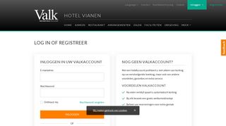 
                            10. Inloggen of registeren - Hotel Vianen