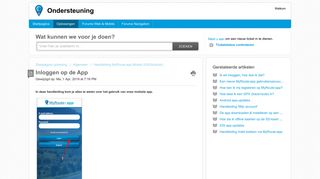 
                            2. Inloggen op de App : Ondersteuning - MyRoute-app Navigation