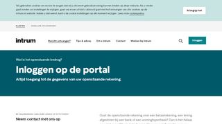 
                            11. Inloggen op de portal | Intrum