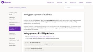 
                            11. Inloggen op een database – Helpdesk