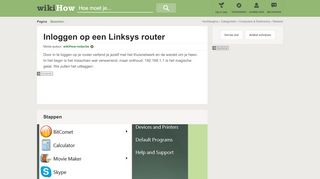 
                            7. Inloggen op een Linksys router - wikiHow