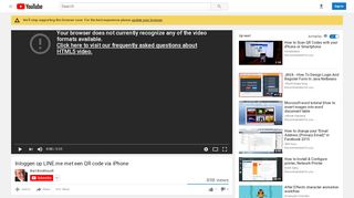 
                            7. Inloggen op LINE.me met een QR code via iPhone - YouTube