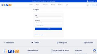 
                            2. Inloggen op uw account | LiteBit