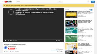 
                            5. Inloggen op uw AdWords-account - YouTube