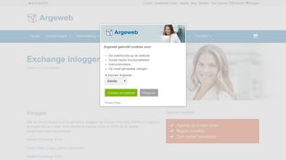 
                            4. Inloggen op uw Hosted Exchange mailbox bij Argeweb