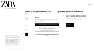 
                            1. Inloggen / Registreren - ZARA Nederland / Netherlands - Officiële ...