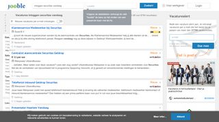 
                            9. Inloggen securitas vandaag vacatures - 9112 actuele jobs voor ...