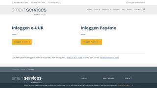 
                            7. Inloggen Smartplatform (e-UUR & Pay4me) | Smart Services