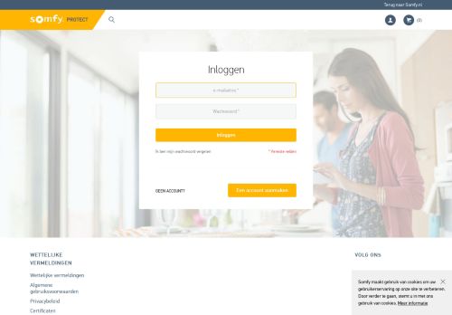 
                            1. Inloggen - Somfy Protect
