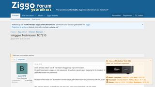 
                            7. Inloggen Technicolor TC7210 | Ziggo Gebruikersforum