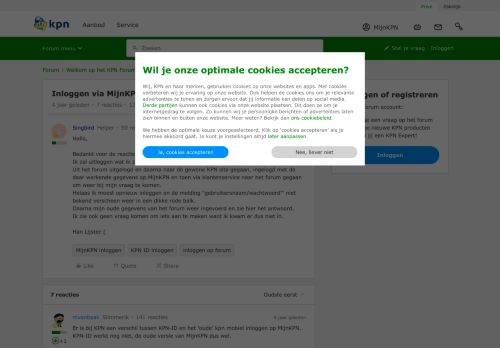 
                            12. Inloggen via MijnKPN | KPN Community - KPN Forum