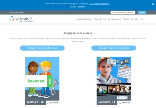 
                            6. Inloggen voor ouders - Ambrasoft