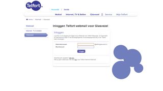 
                            6. Inloggen Webmail (@telfortglasvezel.nl)