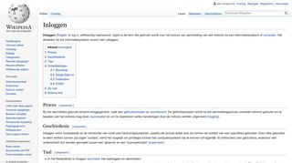 
                            1. Inloggen - Wikipedia