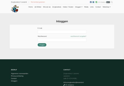 
                            13. Inloggen - Zorgkwekerij 't Lieseind