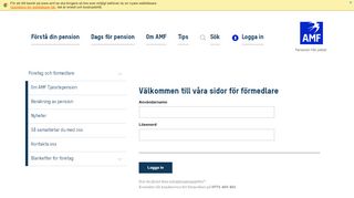 
                            6. Inloggning | amf.se
