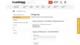 
                            10. Inloggning - Falköpings kommun