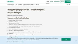 
                            6. Inloggning Firefox | Skandia