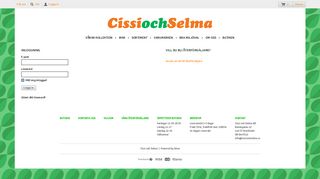
                            10. Inloggning för återförsäljare - Cissi och Selma