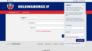 
                            4. Inloggning – Helsingborgs IF