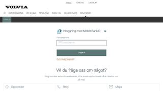 
                            1. Inloggning med Mobilt BankID - Mina Sidor - Volvia