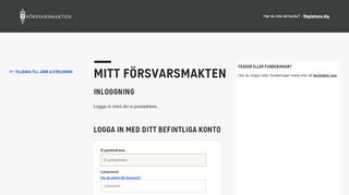 
                            2. Inloggning - Mitt Försvarsmakten