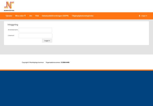 
                            4. Inloggning - Norrköpings kommun