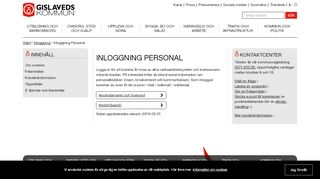 
                            11. Inloggning Personal - Gislaved.se