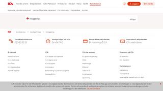 
                            1. Inloggning till Mitt ICA | ICA