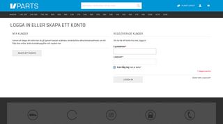 
                            1. Inloggning - Vparts.se