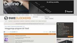 
                            12. Inloggnings program till Tele2 - Programmering och digitalt ...