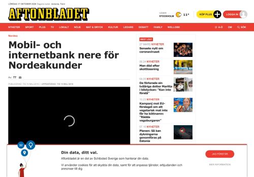 
                            13. Inloggningsproblem hos Nordea | Aftonbladet