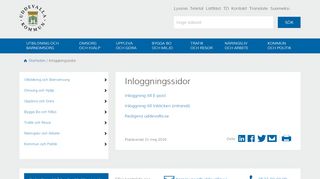 
                            8. Inloggningssidor - Uddevalla kommun