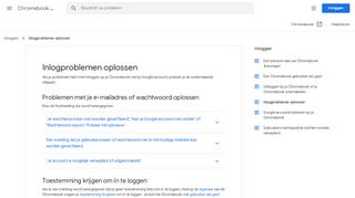 
                            1. Inlogproblemen oplossen - Chromebook Help - Google Support