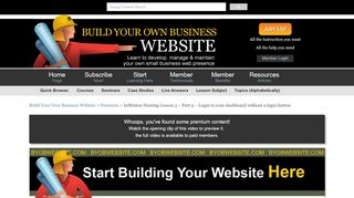 
                            12. InMotion Hosting Lesson 3 – Part 3 – Login to your ... - BYOB Website