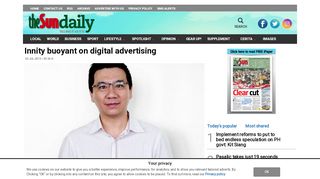 
                            6. Innity buoyant on digital advertising - The Sun Daily