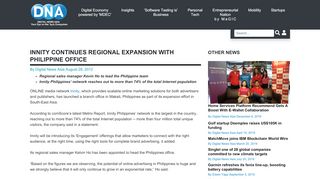 
                            13. Innity continues regional expansion with Philippine office | Digital ...