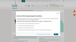 
                            11. Innlogging i bedriftsnettbanken - DNB