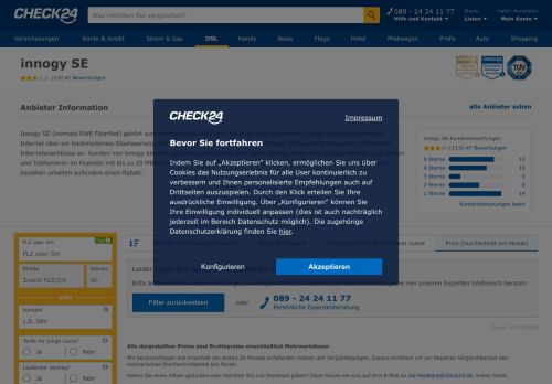 
                            7. innogy SE Internetanbieter und DSL-Anbieter | CHECK24