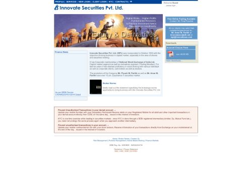 
                            12. Innovate Securities Pvt. Ltd.