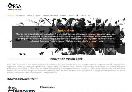 
                            10. Innovation – PSA International