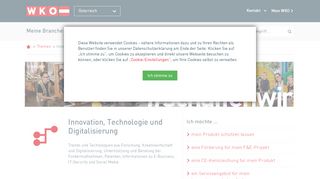 
                            11. Innovation, Technologie und Digitalisierung - WKO.at