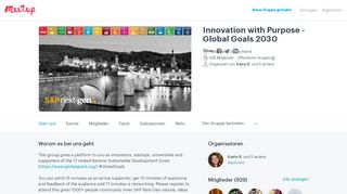 
                            13. Innovation with Purpose - Global Goals 2030 (Heidelberg ... - Meetup