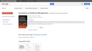 
                            9. Innovations in Healthcare Management: Cost-Effective and Sustainable ...