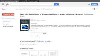 
                            7. Innovative Applications of Ambient Intelligence: Advances in Smart ...